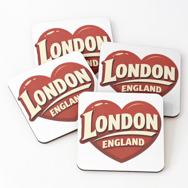 Item preview, London Heart Retro Icon designed and sold by Bronse Wear.