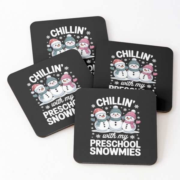 Item preview, Chillin' With My Preschool Snowmies Teacher Christmas Men Women Kids designed and sold by joyouartArt.