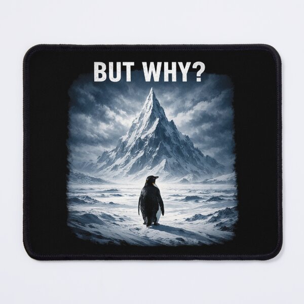 Item preview, But Why Penguin, Nihilist Penguin designed and sold by Saitokuu7Art.