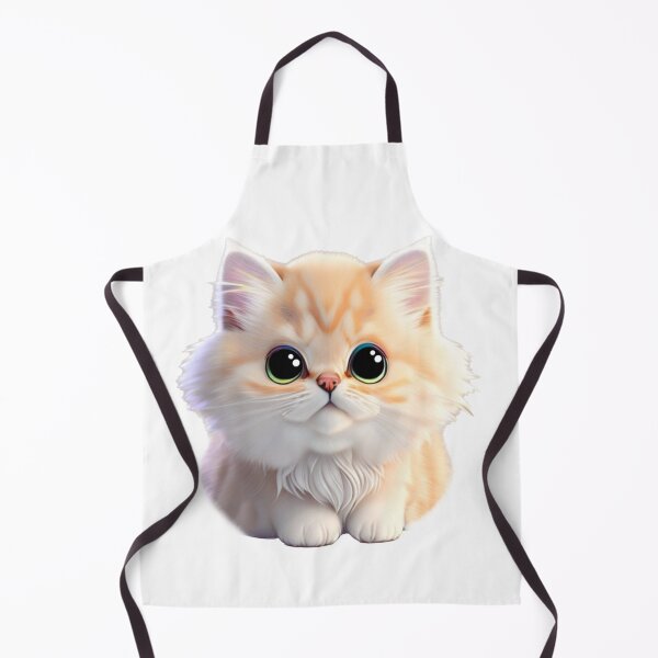 Item preview, Cute fluffy white orange kitten designed and sold by hollycooper.