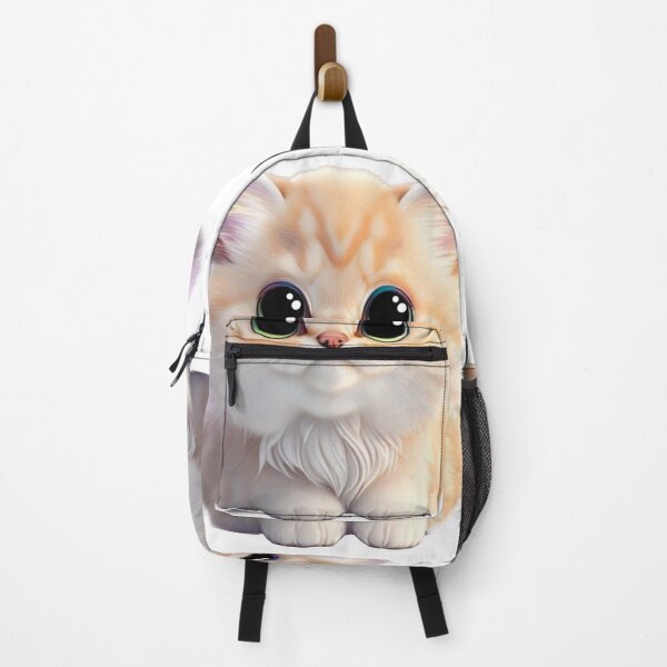 Item preview, Cute fluffy white orange kitten designed and sold by hollycooper.