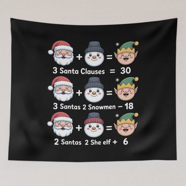 Item preview, Christmas Math Quiz Math Teacher Christmas for Men Women designed and sold by angolinnArt.