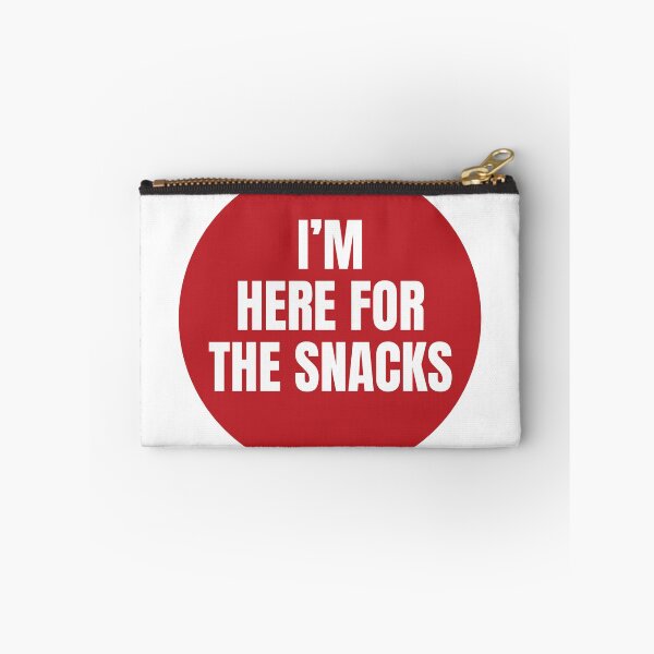 Item preview, I'M HERE FOR THE SNACKS designed and sold by PIXEL POP DESIGNS - Beyond the Norm!.