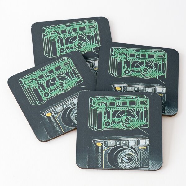 Item preview, Konica Retro Camera Art designed and sold by mtvintageapparel.