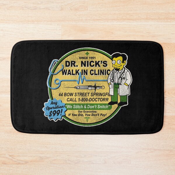 Item preview, Dr N's Walk In Clinic Blk Worn designed and sold by Alema Art.