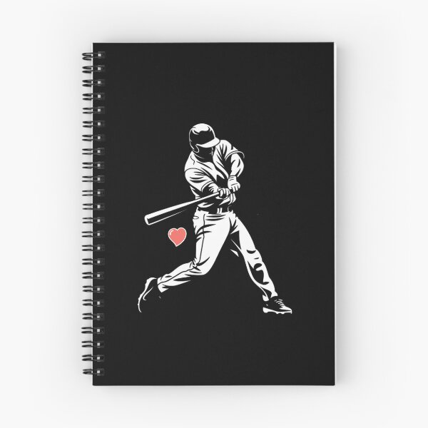 Item preview, Valentines Day Baseball Batter Silhouette Heart designed and sold by ZACK ART.