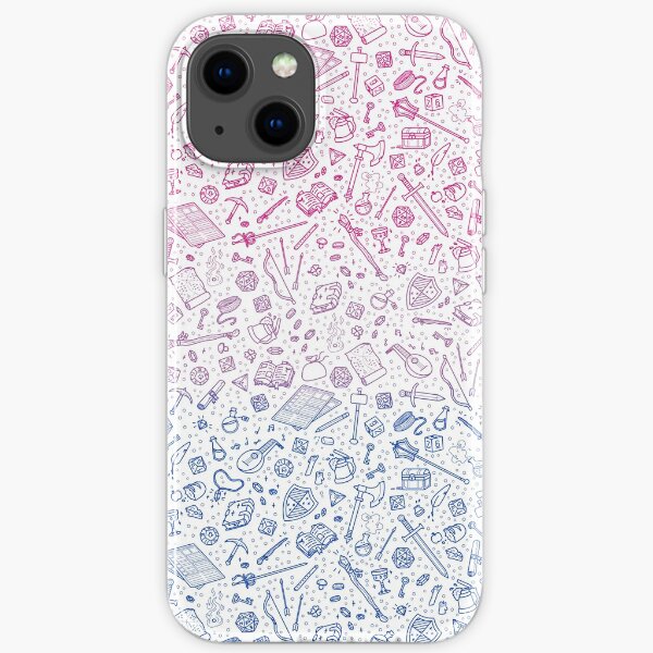 Motif RPG de table - Drapeau Bi Coque souple iPhone