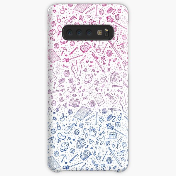 Tabletop RPG Pattern - Bi Flag Samsung Galaxy Snap Case