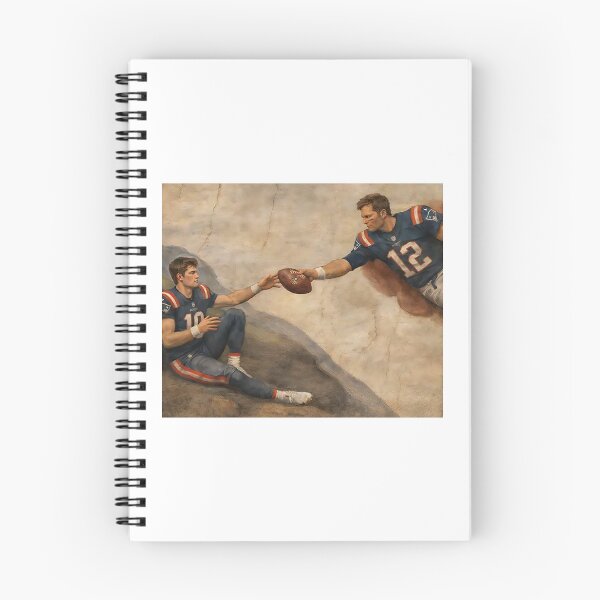 Item preview, The Creation Of Adam Tom Brady Drake Maye designed and sold by moabeArtistic.