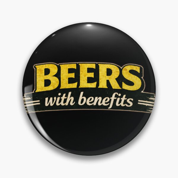 Item preview, Beers With Benefits – Retro Logo designed and sold by SteadyRolling.