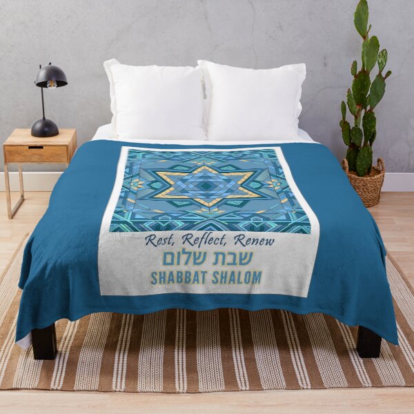 Item preview, Shabbat Shalom 2, English and Hebrew. designed and sold by UltraQuirky.