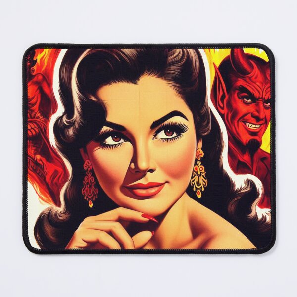 Item preview, Vintage Devilsh Woman designed and sold by PulpVintage.