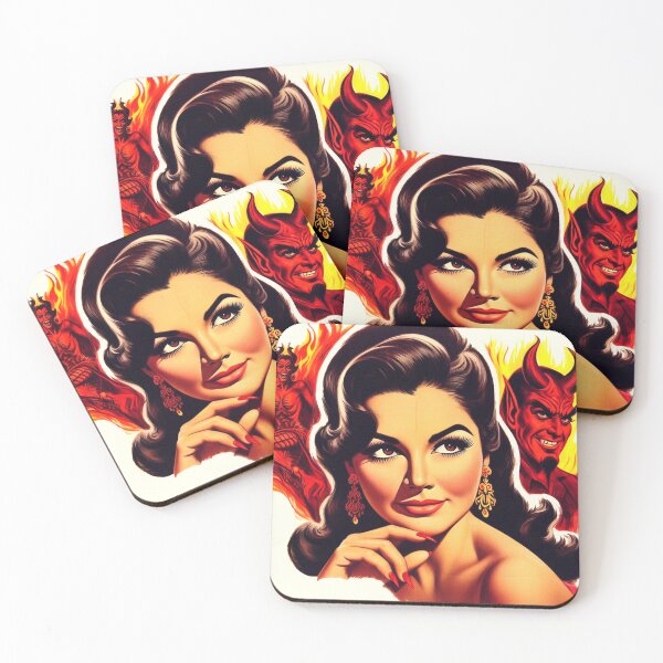 Item preview, Vintage Devilsh Woman designed and sold by PulpVintage.