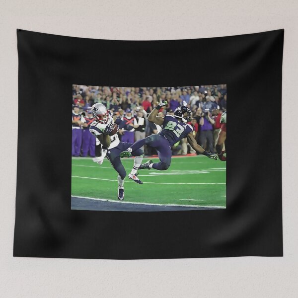 Item preview, Malcolm Butler Goal Line Interception Football designed and sold by moabeArtistic.