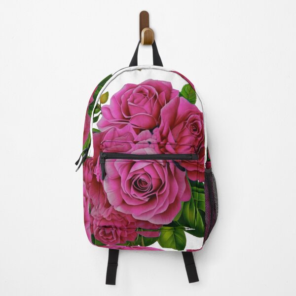 Item preview, Dark pink flowers pink floral elegant pink roses designed and sold by hollycooper.