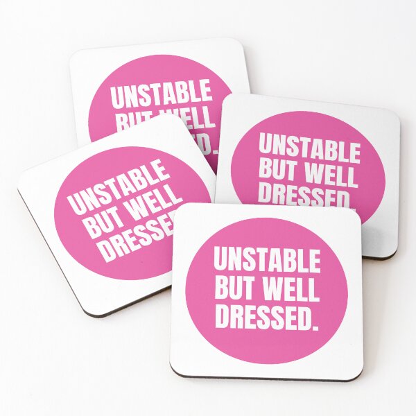 Item preview, UNSTABLE BUT WELL DRESSED designed and sold by PIXEL POP DESIGNS - Beyond the Norm!.