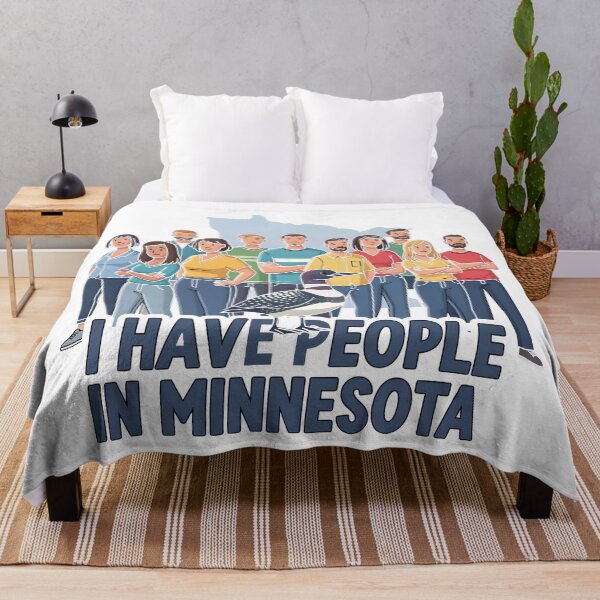 Item preview, minnesota rebel I Have People in Minnesota Cartoon Design designed and sold by Uglyandcute.