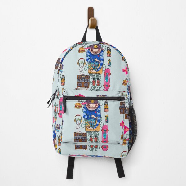 Item preview, Skateboarder boy and blue skull designed and sold by Franco Moody.