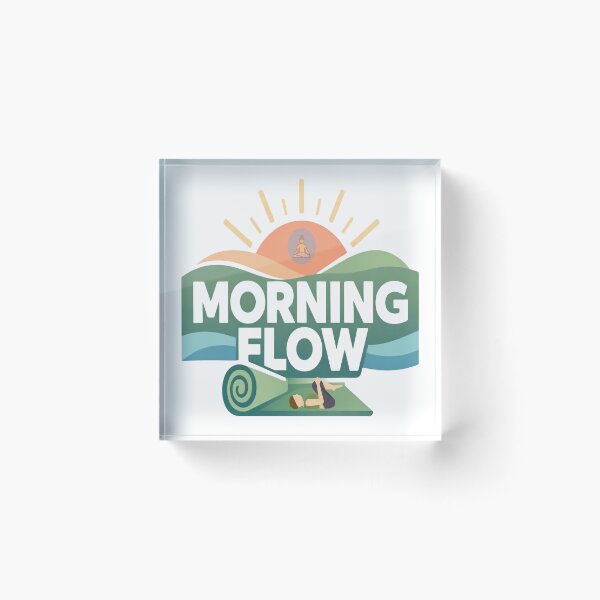 Item preview, Morning Flow – Minimal Yoga Calm T-Shirt designed and sold by RMTrendy.