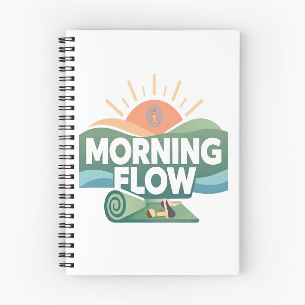 Item preview, Morning Flow – Minimal Yoga Calm T-Shirt designed and sold by RMTrendy.