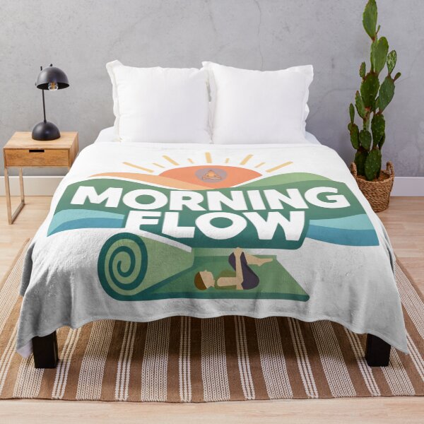 Item preview, Morning Flow – Minimal Yoga Calm T-Shirt designed and sold by RMTrendy.