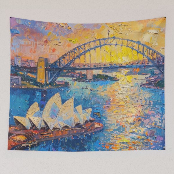Item preview, Sydney Skyline – Harbour Bridge Vista designed and sold by SkylineVistas Designs.