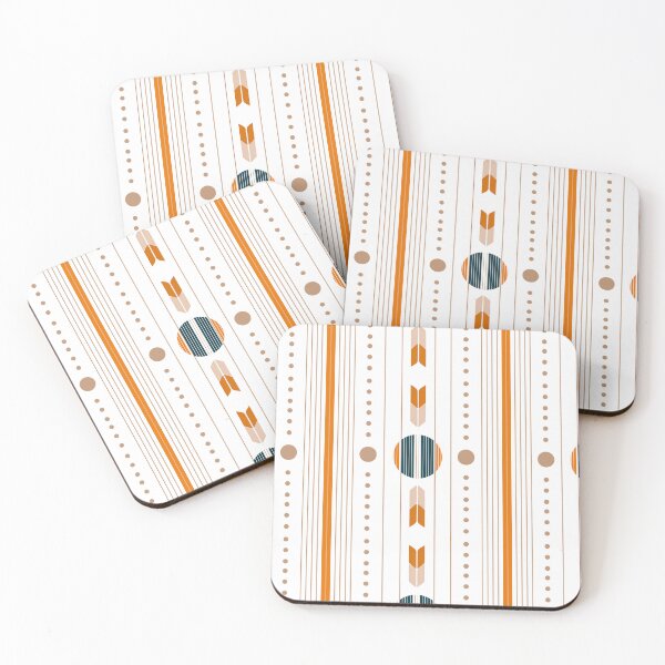 Item preview, Minimalist Tribal Geometric Pattern – Vertical Abstract Design with Astrological Motifs designed and sold by Clara Fruggeri.