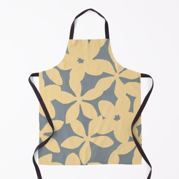 Item preview, flat yellow and blue flowers designed and sold by Chaosvibe.