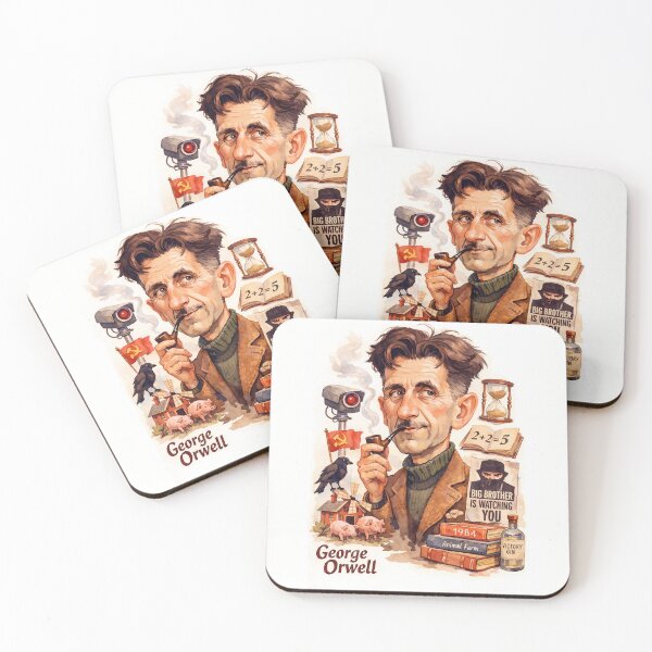 Item preview, George Orwell designed and sold by Sarcastic designs.
