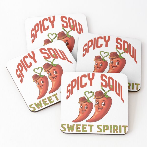 Item preview, Spicy Soul Sweet Spirit Chili Pepper Couple Design designed and sold by Tosha Collective.