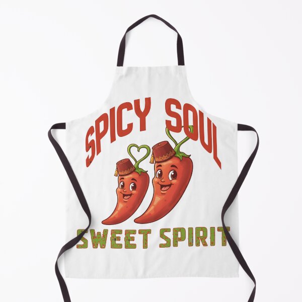 Item preview, Spicy Soul Sweet Spirit Chili Pepper Couple Design designed and sold by Tosha Collective.