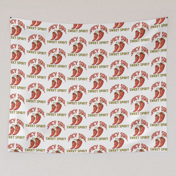 Item preview, Spicy Soul Sweet Spirit Chili Pepper Couple Design designed and sold by Tosha Collective.
