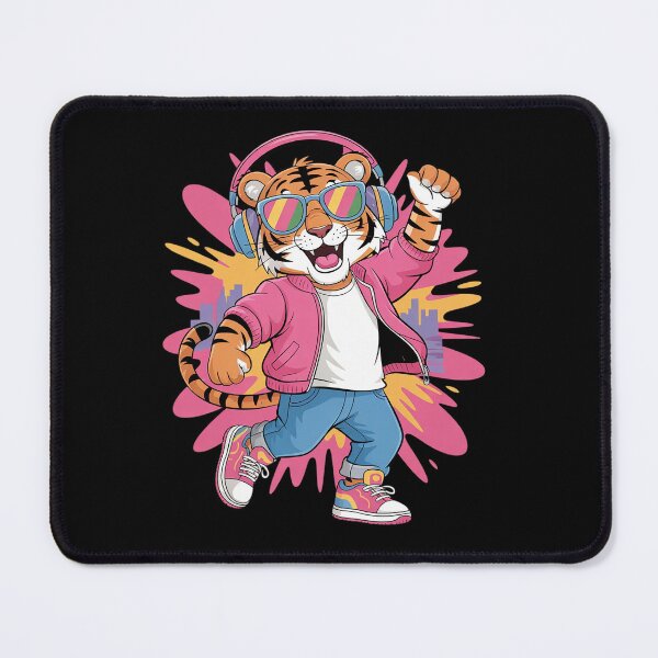 Item preview, Cool Dabbing Tiger with Sunglasses Dancing Tiger Big Cat1 designed and sold by angolinnArt.