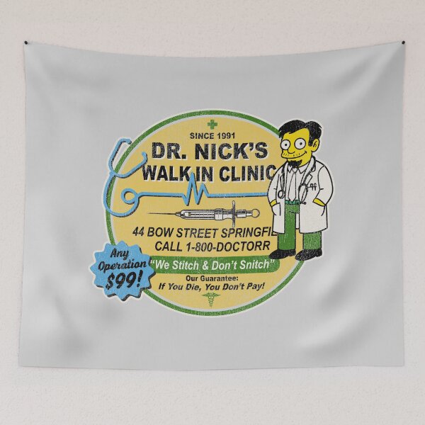 Item preview, Dr N's Walk In Clinic Lts Worn designed and sold by Alema Art.