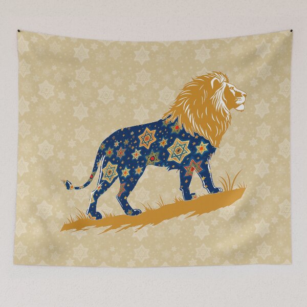 Item preview, Star of David, Pattern 52, Lion of Judah. designed and sold by UltraQuirky.