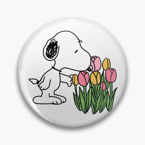 Item preview, snoopy and tulips designed and sold by moonkiller.