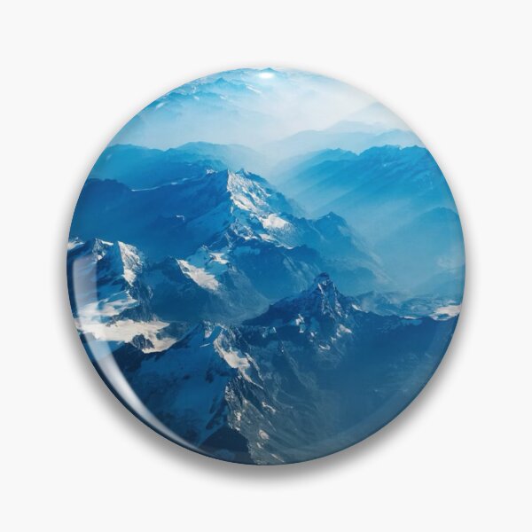 Item preview, Mountain Range In Blue Photographic Print designed and sold by Mother-Nature65.
