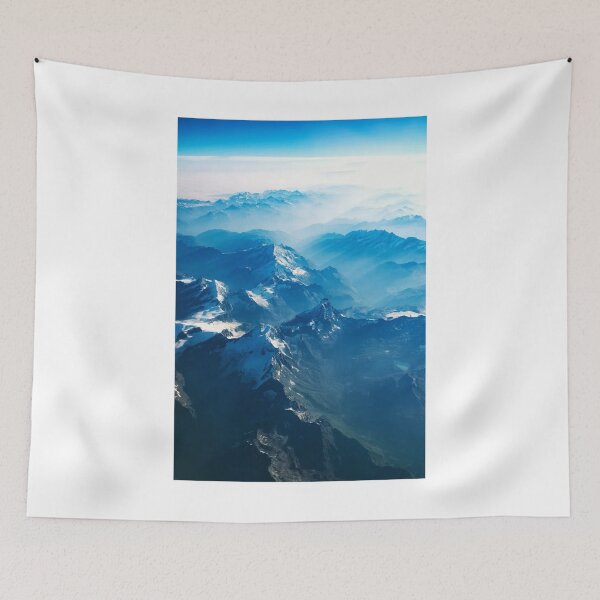 Item preview, Mountain Range In Blue Photographic Print designed and sold by Mother-Nature65.