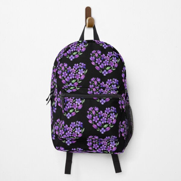 Item preview, Heart of wildflowers, delicate purple blossoms designed and sold by LiskoDesign.