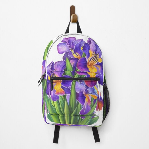 Item preview, Purple floral, purple flowers, purple irises designed and sold by hollycooper.