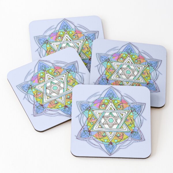 Item preview, Star of David, Pattern 54, Blue. designed and sold by UltraQuirky.