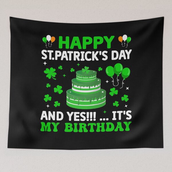 Item preview, St Patrick's Day Birthday  designed and sold by KroghDs.
