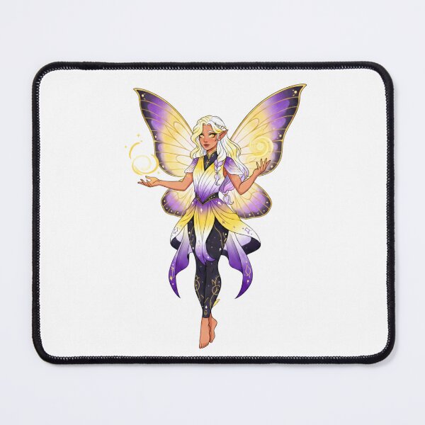 Item preview, Enby Magic: Non-Binary Pride Fairy designed and sold by SkinnyFlatWhite.