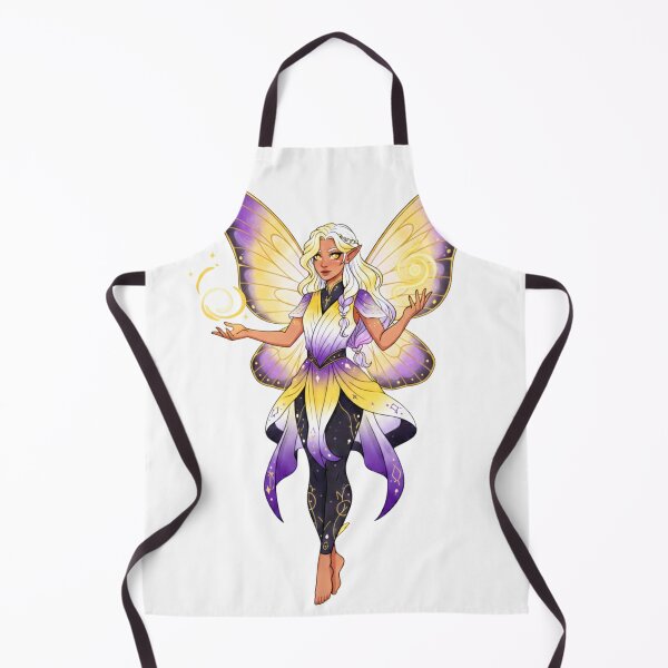 Item preview, Enby Magic: Non-Binary Pride Fairy designed and sold by SkinnyFlatWhite.