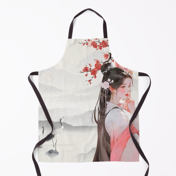 Item preview, Spring Reverie: Cranes and Plum Blossoms designed and sold by Kanniax.