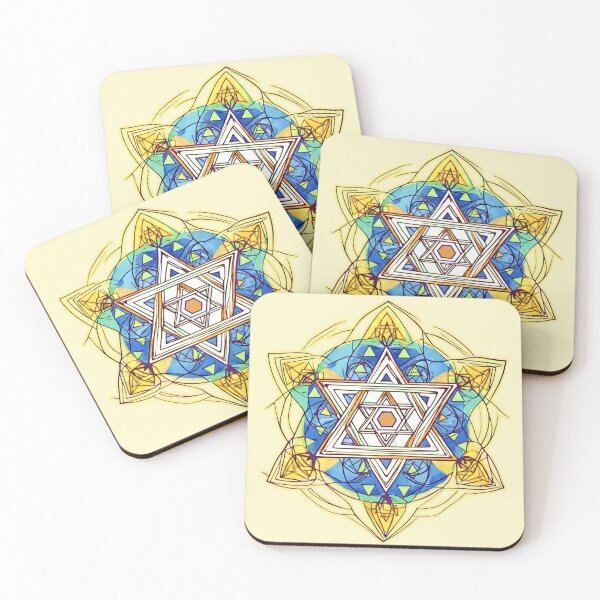Item preview, Star of David, Pattern 54, Yellow. designed and sold by UltraQuirky.