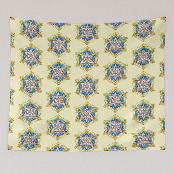 Item preview, Star of David, Pattern 54, Yellow. designed and sold by UltraQuirky.