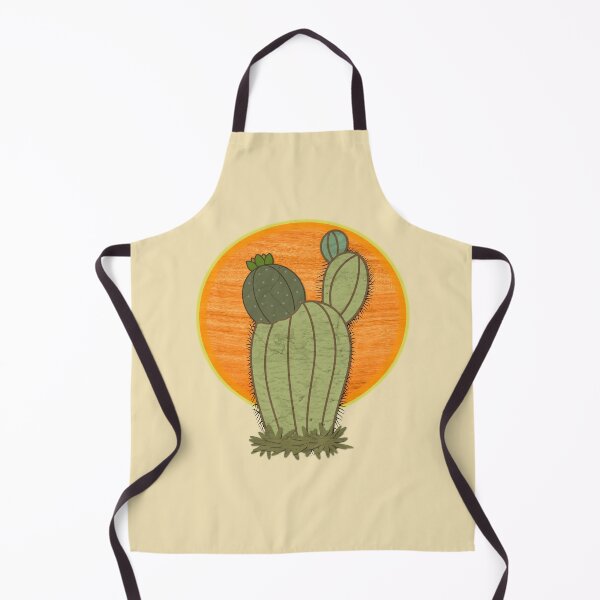 Item preview, Retro Cactus Sunset Southwest Plant Art designed and sold by 3DDesignSpot.