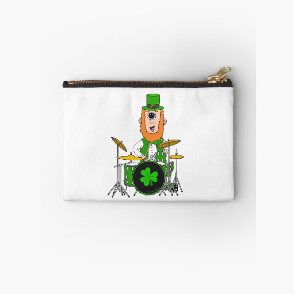 Item preview, Leprechaun Playing Drums, St Patrick's Day Irish Music Drummer designed and sold by doodlerob.