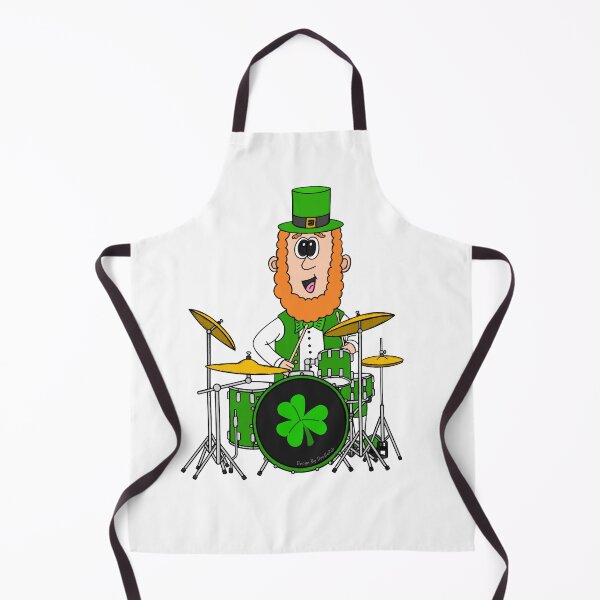 Item preview, Leprechaun Playing Drums, St Patrick's Day Irish Music Drummer designed and sold by doodlerob.
